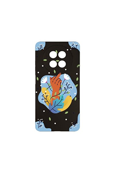 bestcase ¬Æ Husa Slim SIlicon 0.8MM, Compatibila Cu Realme 12 5G, Flowers FCK...