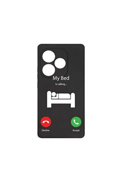 bestcase Husă Premium din Silicon, Compatibilă cu Realme GT 6, My Bed Is Call...