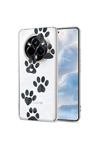 bestcase Husa pentru Realme 14 Pro 5G, BestCase¬Æ Clear Silicon 2MM, Dog Paw,...