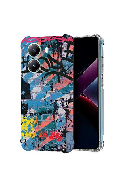 bestcase ¬Æ Husa compatibila Poco X7 Pro 5G, Anti Shock 1.5MM, Graffiti Wall,...