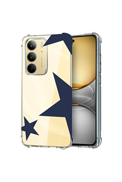 bestcase ¬Æ Husa pentru Realme C75, Anti Shock 1.5MM, Retro Star, Protectie c...