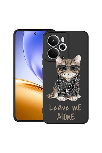 bestcase Θήκη για Realme 14T με σχέδιο γάτας  "Leave Me Alone ", TPU Ματ Εξαι...