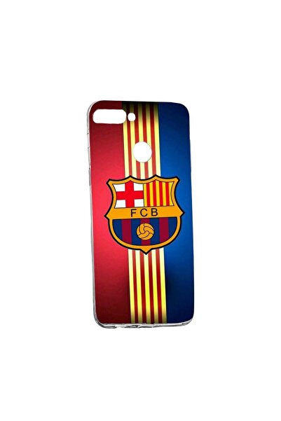 bestcase Husa de protectie Football, Barcelona pentru Huawei Y6 Prime 2018, r...