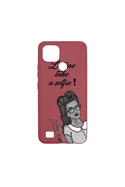 bestcase Силиконов калъф, съвместим с Realme C21, Selfie, Устойчив на износва...