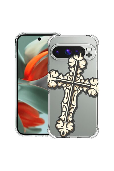 bestcase ¬Æ Husa pentru Google Pixel 9 Pro XL, Anti Shock 1.5MM, Cross, Prote...