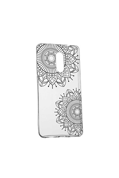 bestcase Husa Silicon, Transparent, Slim, Black Flower, 117, Nokia 7