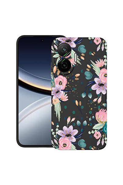 bestcase ¬Æ Husa pentru Poco F7 cu Design Flowers Collection, TPU Mat Ultra S...