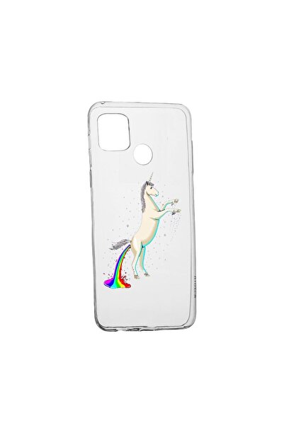 bestcase Husa Silicon Compatibila Cu Realme C25Y, Unicorn Rainbow, rezistenta...
