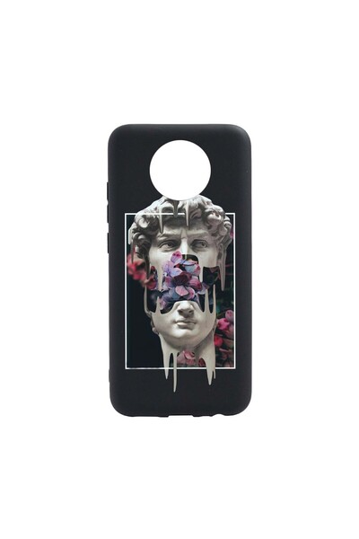 bestcase Силиконов калъф, съвместим с Nokia C20, Дизайн  "Статуя на Давид ", ...