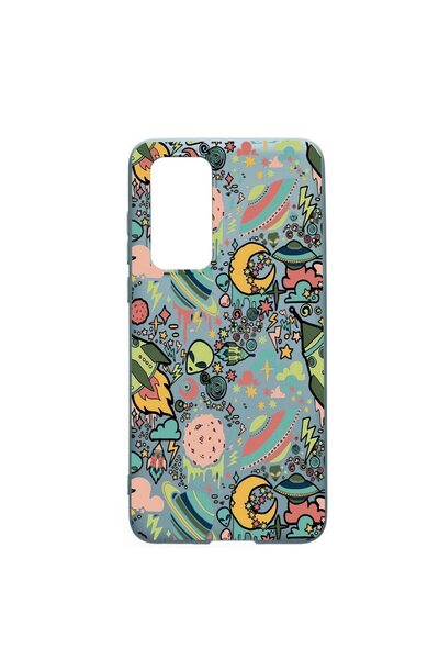 bestcase Husa Huawei P40, Universe, UFO, rezistenta la uzura, anti-alunecare,...