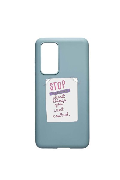 bestcase Husa Huawei P40, Stop Worrying, rezistenta la uzura, anti-alunecare,...