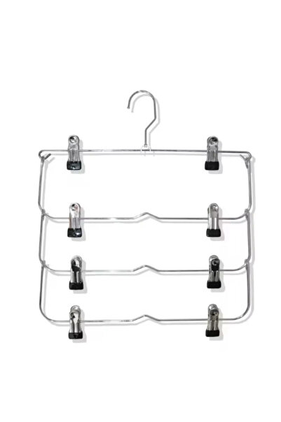 Choice3 1pc Black Multi-Functional Home Non-Slip Metal Pants Rack New Creativ...