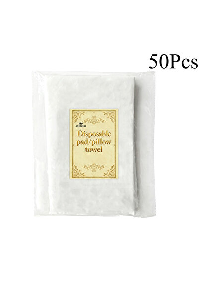 Choice3 B-50Pcs 5-Star Hotel Disposable Pillowcase Non-Woven Fabric Luxe Cove...