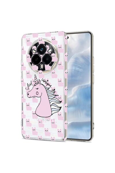 bestcase Husa pentru Realme 14 Pro 5G, BestCase¬Æ Clear Silicon 2MM, Unicorn ...