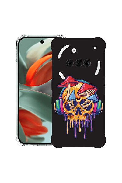 bestcase ¬Æ Husa compatibila Nothing Phone (3a), Anti Shock 1.5MM, Skull Mush...