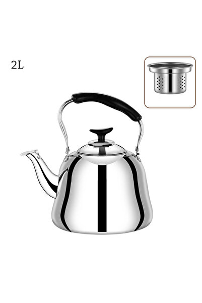 Choice3 2L Stainless Steel Whistling Teakettle Thickened Gas Stove Induction ...