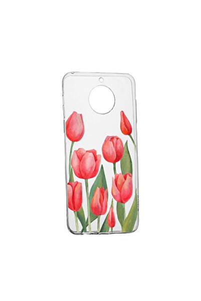 bestcase Silicone Case Compatible with Nokia C30, Red Tulips, wear-resistant,...
