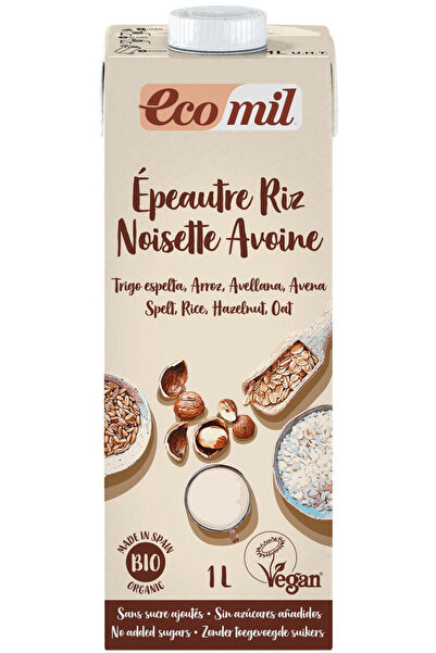 Ecomil Βιολογικό ρόφημα λαχανικών από σιτάρι, ρύζι, βρώμη και φουντούκια, χωρ...