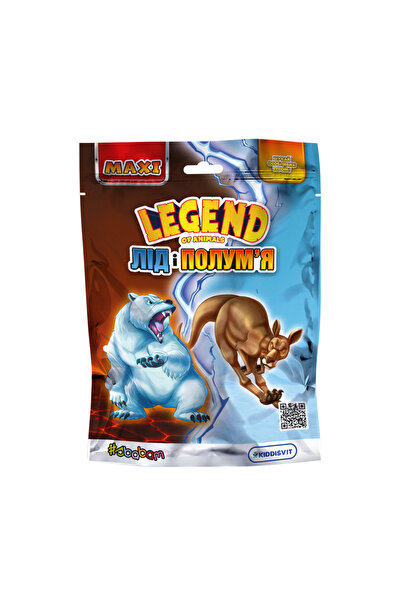 Legend Figurina elastica surpriza OF ANIMALS Ice & Fire 7 cm, Sbabam, blind box
