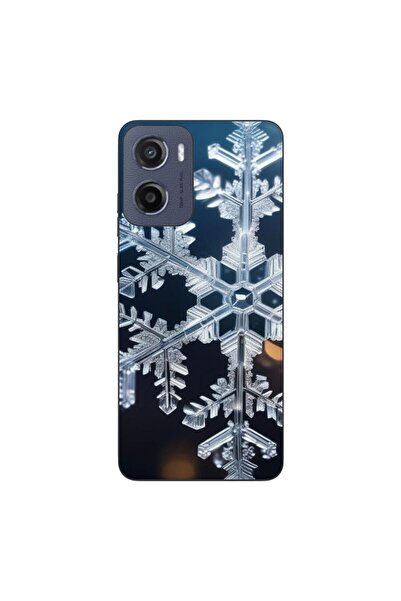 OEM Husa compatibila cu Motorola Moto G05 Silicon Gel Tpu Model Big Snowflake