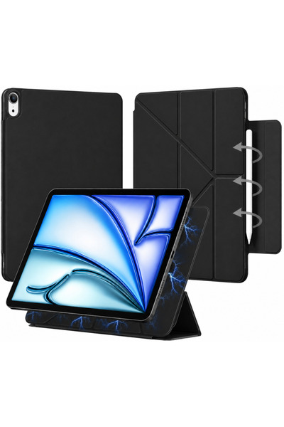 UnDePlus Apple iPad 11.Nesil A16 11inç/10.Nesil 10.9inç Kılıf Smart Folio Man...