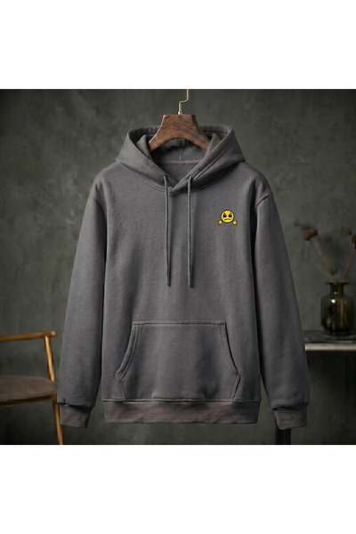 Ron8 Sad Mymza Emoji Design Printed Hoodie Set