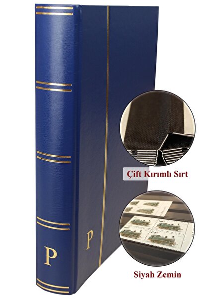 PULKO HistorY 1970 Stamping Notebook Classic, 32 Sheets, 64 Pages, A4+, Black...