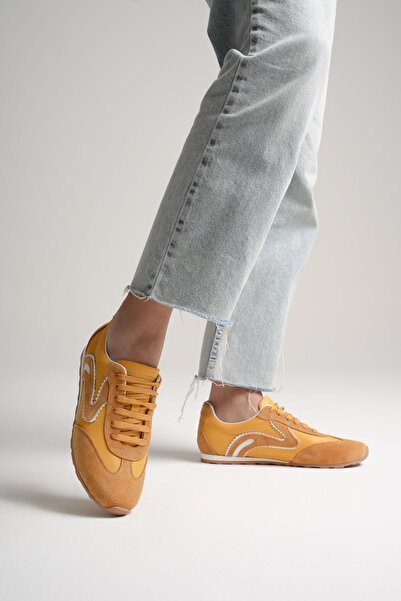 MRCALVANO Kadın Deri Sneaker