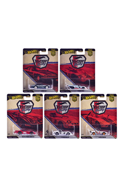 HOT WHEELS Premium 2026 Vintage Racing FPY86 976T Car Culture 5'li Set