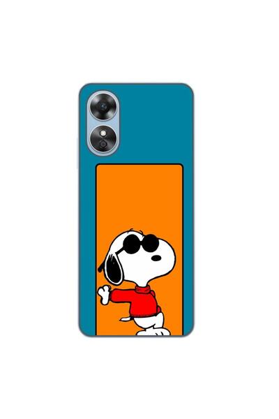 OEM Θήκη συμβατή με Oppo A17 Σιλικόνης Gel TPU Μοντέλο Snoopy