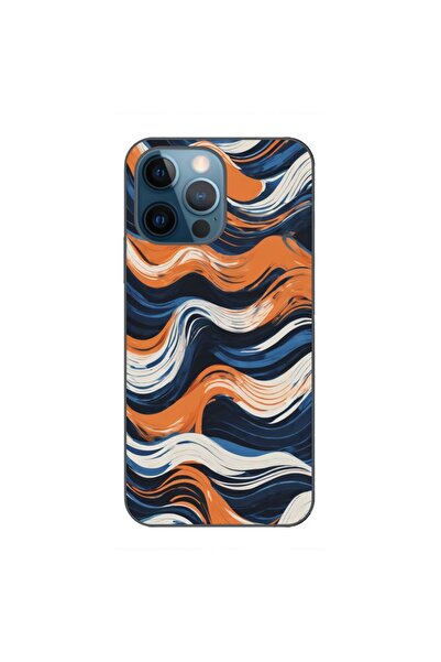 OEM Husa compatibila cu Apple iPhone 12 Pro Silicon Gel Tpu Model Abstract Cr...