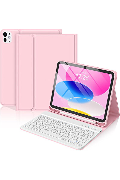 Nezih Case İpad Pro 11 M4 M5 2024 2025 11 Inç Uyumlu Kablosuz Bluetooth Bağla...