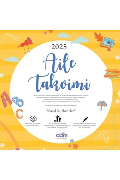 Abm Yayınevi التقويم العائلي 2025