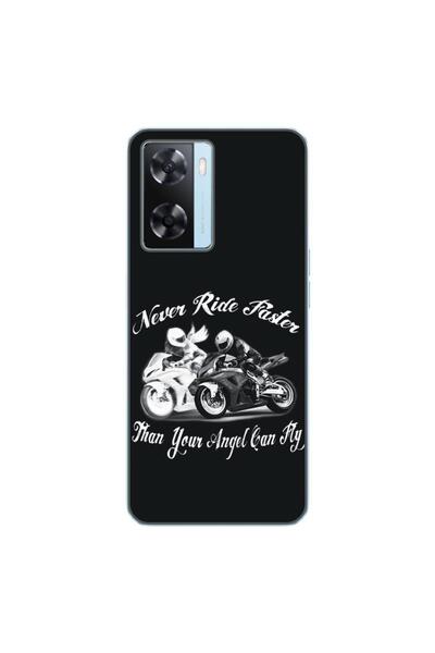 OEM Husa compatibila cu Oppo A57s Silicon Gel Tpu Model Never Ride Faster
