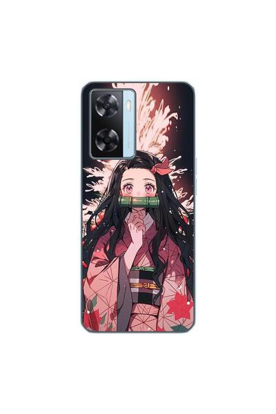 OEM Husa compatibila cu Oppo A57s Silicon Gel Tpu Model Demon Slayer Nezuko