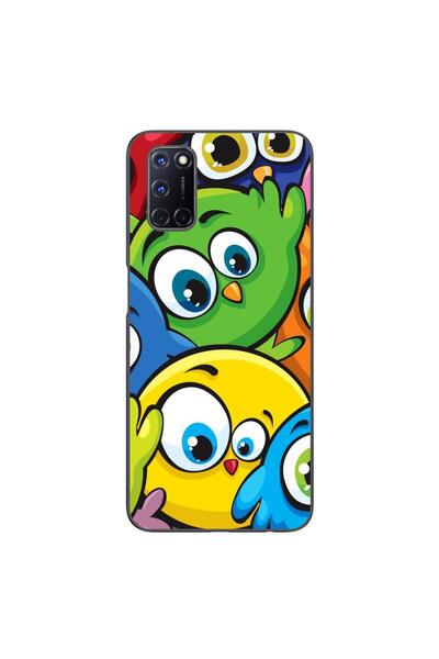 OEM Husa compatibila cu Oppo A72 Silicon Gel Tpu Model Bufnite Colorate