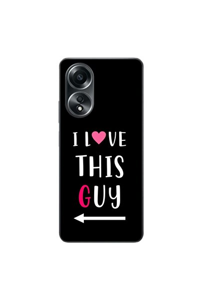 OEM Husa compatibila cu Oppo A58 4G Silicon Gel Tpu Model Cupluri I love This...
