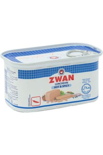 ZWAN Light Meat Beef Luncheon Hot & Spicy 200g