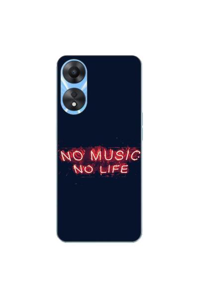 OEM Θήκη συμβατή με Oppo A78 4G (CPH2565) Σιλικόνης Gel TPU Μοντέλο No Music ...