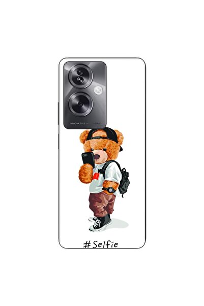 OEM Husa compatibila cu Oppo A79 5G Silicon Gel Tpu Model Bear Teddy Selfie