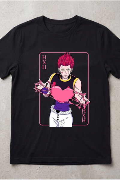 Silkensoul Hunter X Hunter Hisoka Design Standard Fit Anime Unisex T-Shirt