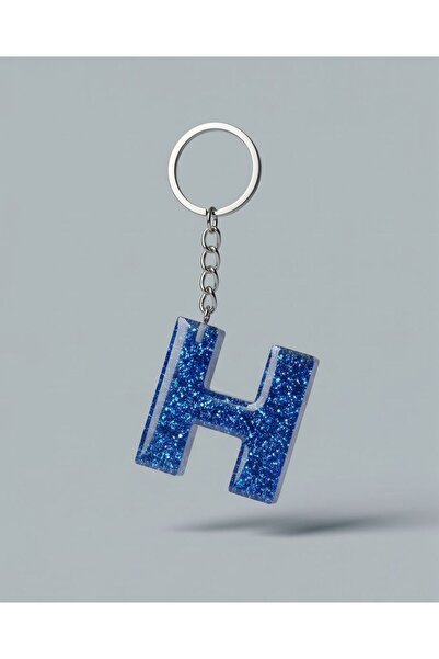 Luvia Accesories Keychain Letter H Epoxy Keychain