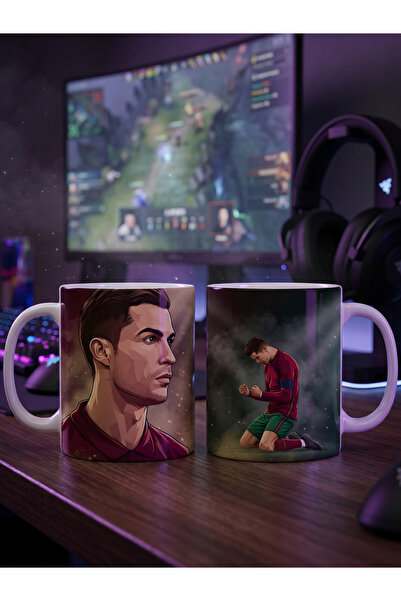 Vulpes Cristiano Ronaldo Milli Takım Tasarımlı Kupa Bardak - No.2