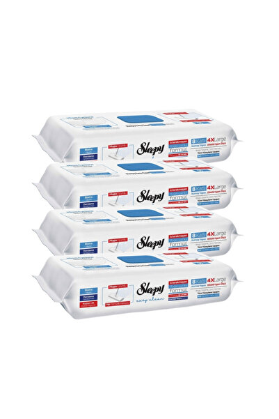 Sleepy 4x EASY CLEAN Wet cloths for floor cleaning BLEACH Additive 50 pcs