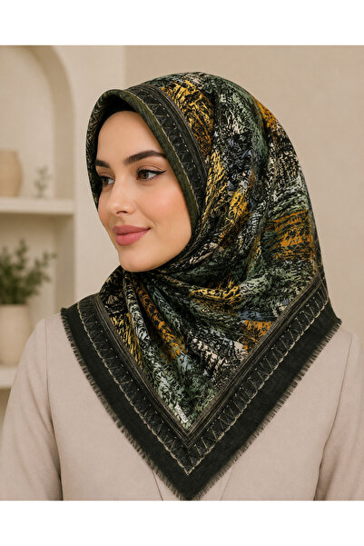 Butik Kaliteli Yüzde 95 Pamuk Eşarp Yazma