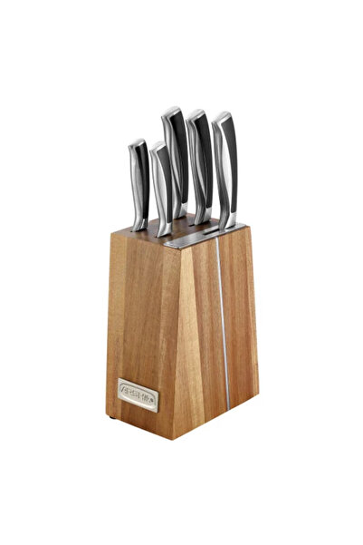 Arshia 6-piece knife set with wooden stand. / 3548