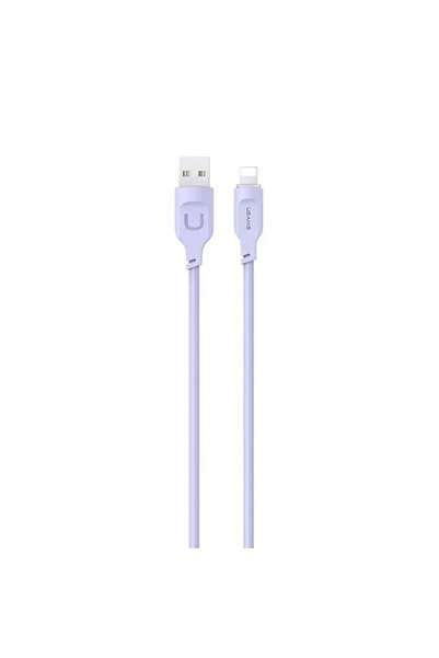 Usams Kabel lightning 2,4A 1,2mFast Charging Lithe Series purpurowy/purple SJ...