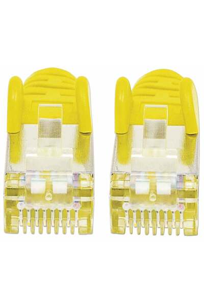 Intellinet Patchkabel Cat6a-Stecker/Cat7-Rohkabel 5m gelb