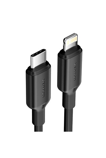 Vention Cablu USB-C la Lightning/1M Negru LAKBF LAKBF (6922794783485)