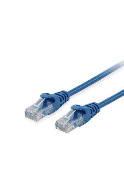EQUIP Cablu patch Cat6A U/UTP 2xRJ45 2.00m albastru LSZH în pungă de plastic